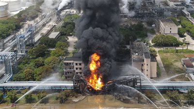 حريق بأحد مصانع الصين.. شركة سنوبك شنغهاي توضح