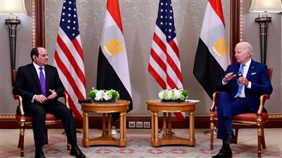 القضية الفلسطينية وسد النهضة على جدول مناقشات الرئيس السيسي ونظيره الأمريكي على هامش قمة جدة