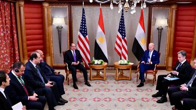 تعزيز حقوق الإنسان والأمن المشترك أبرز بنود البيان المصري الأمريكي المشترك 