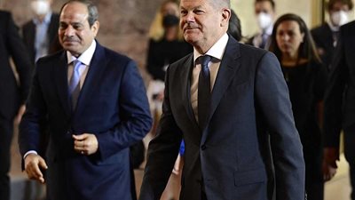 مؤتمر صحفي للرئيس السيسي ونظيره الألماني بعد قليل