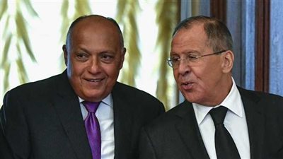 مؤتمر صحفي يجمع وزير الخارجية المصري بنظيره الروسي (أبرز التصريحات)