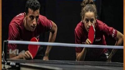 الثنائى المصري مروان جمال وهنا جودة يحرزان ذهبية بطولة إفريقيا لتنس الطاولة