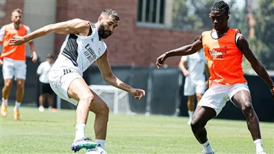 إصابة كريم بنزيما خلال تدريبات ريال مدريد