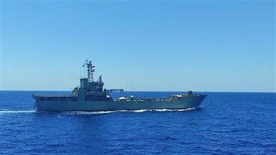  القوات البحرية المصرية ونظيرتها اليونانية ينفذان تدريبا بحريا عابرا بنطاق الأسطول الشمالي (صور)