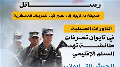 رسائل ضعيفة من تايوان إلى الصين قبل التدريبات العسكرية