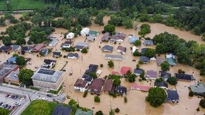 مقتل 25 شخصًا جراء الفيضانات في ولاية كنتاكي الأمريكية