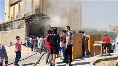 أول بيان من الكنيسة المصرية بشأن حريق كنيسة الأنبا بيشوي في المنيا