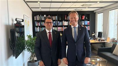 السفير المصرى في كوبنهاجن يلتقي وزير الخارجية الدنماركي