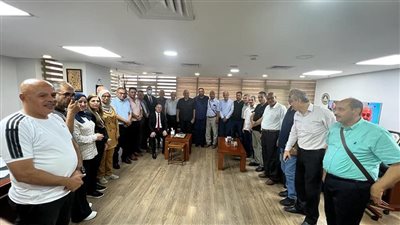 السفير الفلسطيني بالقاهرة يستقبل وفدًا قياديًا من حركة فتح 