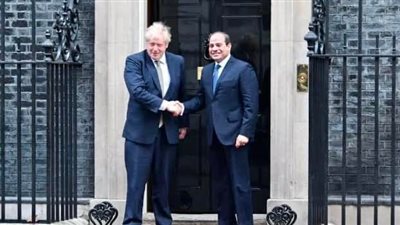 السيسي يتلقى اتصال هاتفي من رئيس وزراء بريطانيا 