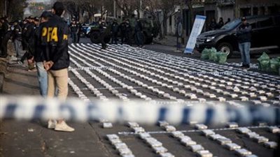 الأرجنتين: ضبط 1.6 طن من الكوكايين متجهة إلى دبي