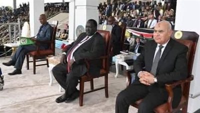 مساعد رئيس الجمهورية لشؤون الدفاع يشارك في حفل تخريج القوات الموحدة بجنوب السودان