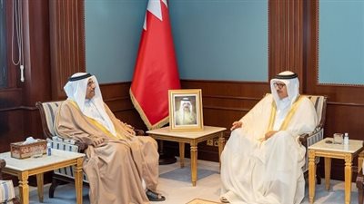 وزير خارجية مملكة البحرين يستقبل رئيس البرلمان العربي