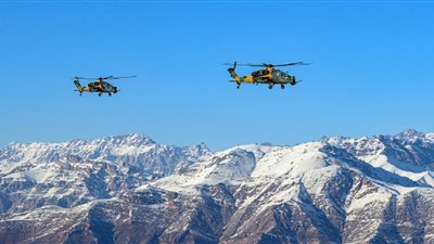 تحطم مروحية عسكرية تركية شمال العراق