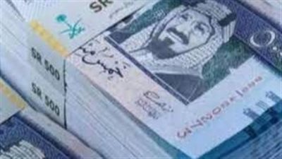سعر الريال السعودي اليوم الإثنين في مصر لدى البنك المركزي 
