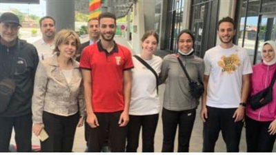 السفارة المصرية في بنين تستقبل المنتخب المصري للريشة الطائرة