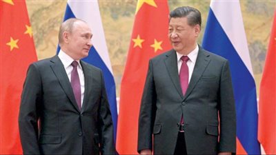 بدء أول لقاء بين الرئيس الروسي والصيني منذ بدء الحرب الروسية الأوكرانية