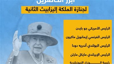 أبرز الحاضرين لجنازة الملكة إليزابيث الثانية 