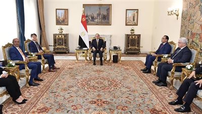 الرئيس السيسي يستقبل مدير المنظمة العالمية للملكية الفكرية