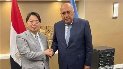 وزير الخارجية يشيد بالطفرة التي شهدتها علاقات التعاون بين مصر واليابان