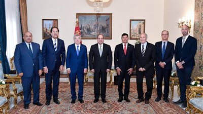 الرئيس السيسي يستقبل توماس باخ رئيس اللجنة الأولمبية الدولية