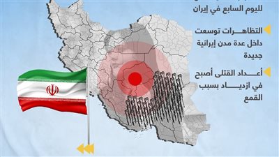 خارطة الاحتجاجات تتوسع بإيران والملالي في أزمة كبرى