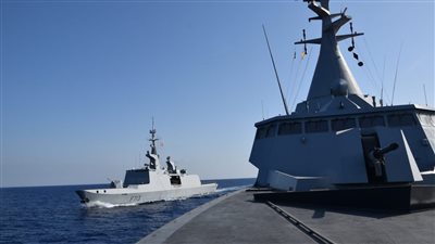 القوات البحرية المصرية والفرنسية تنفذان تدريبًا بحريًا عابرًا بنطاق الأسطول الشمالي