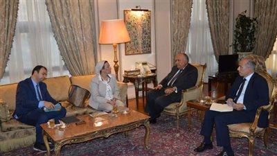 وزير الخارجية يستقبل وزيرة البيئة للتنسيق ومتابعة عملية الإعداد لمؤتمر المناخ
