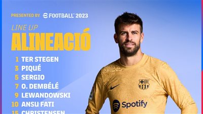 الدوري الإسباني.. تشكيل برشلونة الرسمي لمواجهة ريال مايوركا 