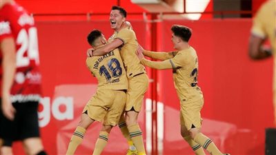 بهدف ليفاندوفسكي.. برشلونة يتخطى عقبة ريال مايوركا ويتصدر الدوري الإسباني