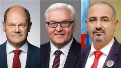 الزُبيدي يهنئ رئيس ألمانيا ومستشارها بالعيد الوطني الـ32