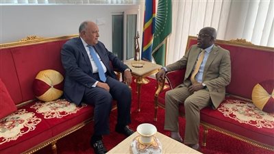 وزير الخارجية يلتقي نظيره الكونغولي على هامش الاجتماع التحضيري لمؤتمر المناخ في كينشاسا 