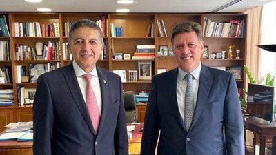 السفير المصري في أثينا يلتقي وزير الخارجية اليوناني المناوب