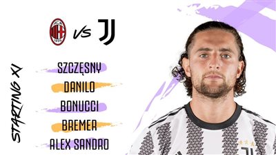 الدوري الإيطالي.. التشكيل الرسمي لموقعة يوفنتوس وميلان 