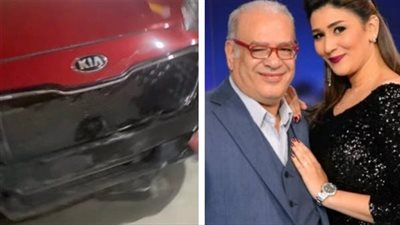  المذيعة المصرية دنيا عبدالله تتعرض لحادث سير (صور)