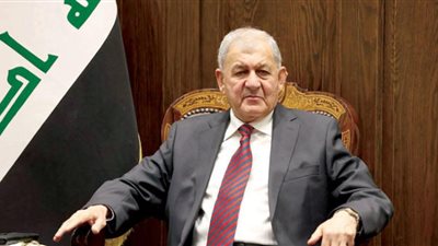 غدًا.. الرئيس العراقى الجديد يباشر مهامه رسميا من قصر السلام بالعاصمة بغداد