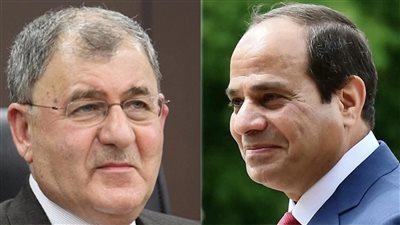 الرئيس السيسي يهنئ نظيره العراقي على نيل ثقة البرلمان واختياره رئيسًا جديدًا 