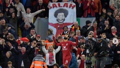 كيف احتفل محمد صلاح بهدفه في مان سيتي؟