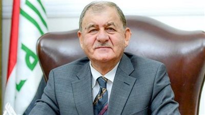  الرئيس العراقي يؤكد على أهمية تعزيز أسس الأمن والاستقرار