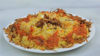 طريقة عمل الكشري الأصفر بوصفتين.. الأخيرة للشيف فاطمة أبو حاتي - فيديو