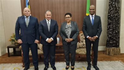 مساعد وزير الخارجية للشئون الأفريقية يلتقي ووزيري الخارجية والطاقة التنزانيين