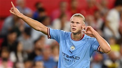 مصير النرويجي إيرلينج هالاند خلال مباراة فريقه مانشستر سيتي ضد ليستر سيتي اليوم