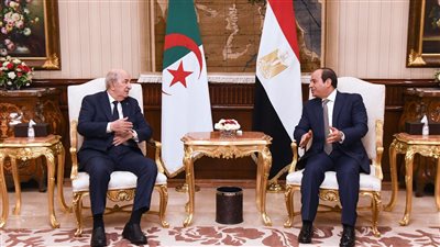 على هامش القمة العربية.. الرئيس الجزائري يلتقي بنظيره المصري