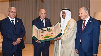 البرلمان العربي يمنح الرئيس الجزائري عبدالمجيد تبون وسام القائد