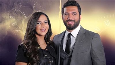  إيمي سمير غانم تفاجئ زوجها حسن الرداد في العرض الخاص لفيلم 