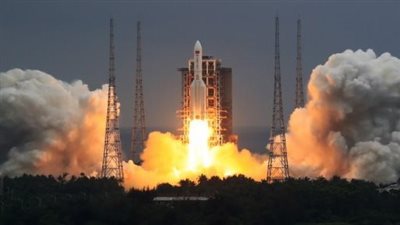 شاهد.. فيديو مُثير لحظة إطلاق الصين آخر مكونات محطتها الفضائية