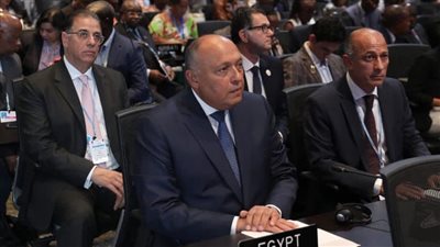 انتخاب السيد سامح شكري رئيسًا لمؤتمر COP27 في جلسته الافتتاحية 
