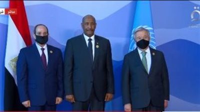 السيسي وجوتيريش يستقبلان البرهان استعدادًا لـ COP 27