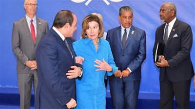 بسام راضي: الرئيس السيسى يستقبل نانسي بيلوسي رئيسة مجلس النواب الأمريكي على هامش انعقاد القمة العالمية للمناخ COP27