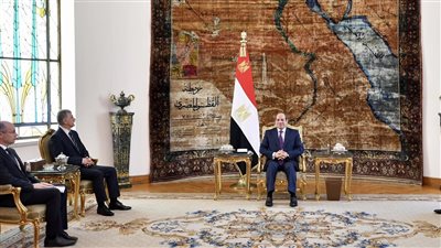 السيسي يستقبل رئيس الجمعية المجرية بحضور رئيس مجلس النواب والسفر المجري بالقاهرة